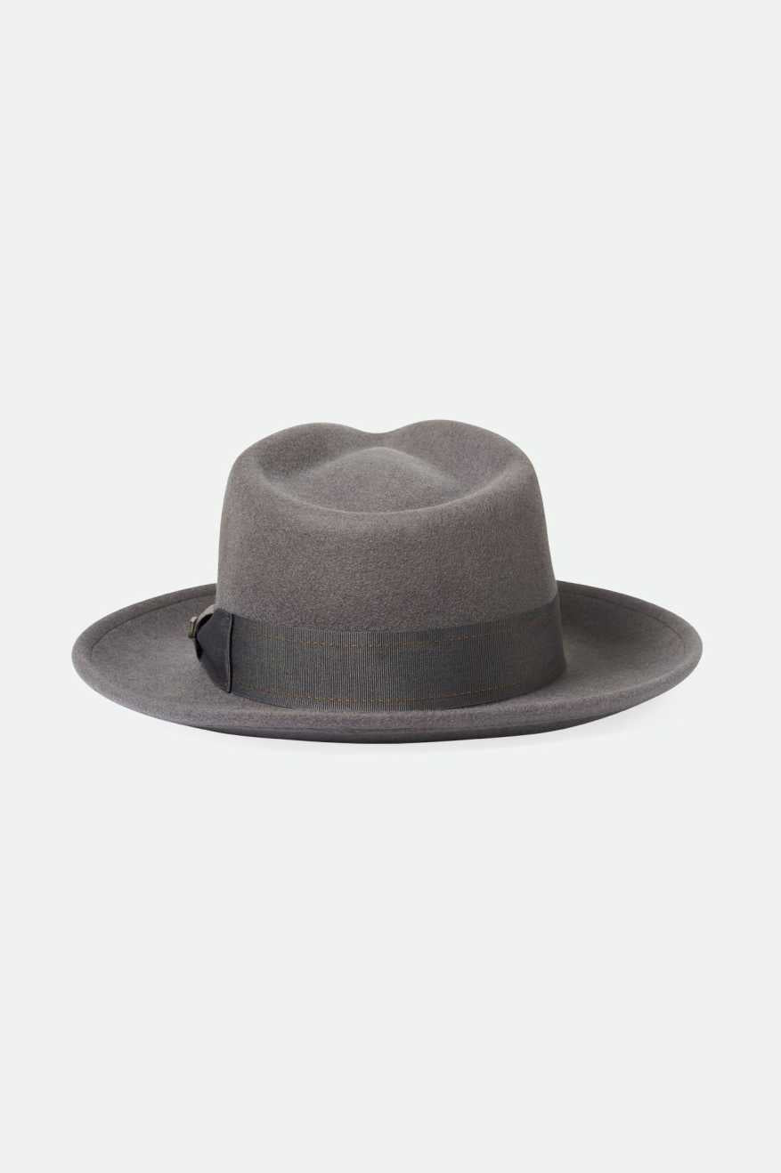 Swindle Convertabrim Fedora - Grey/Grey - Image 2