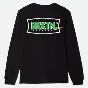 Lightning L/S Standard T-Shirt - Black