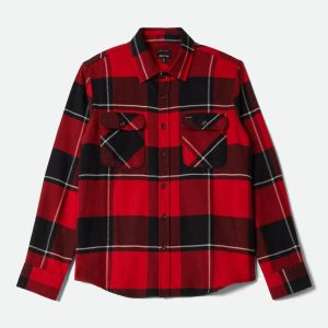 Bowery Flannel - Black/Adrenaline Rush/Off White