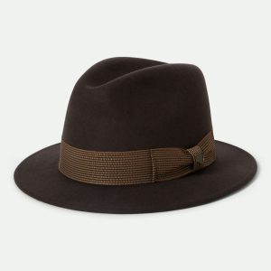 Roma Fedora - Chocolate/Bronze