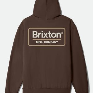 Palmer Hoodie - Brown/Off White/Sand