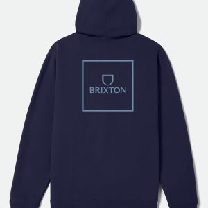 Alpha Square Hoodie - Classic Navy/Borrowed Blue