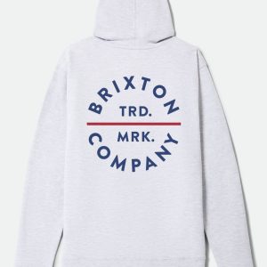 Pledge Hoodie - Heather Grey/Blue/Red