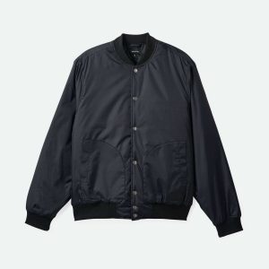 Dillinger Flight Bomber Jacket - Black