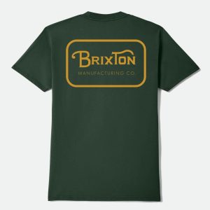 Grade Short Sleeve Standard T-Shirt - Forest Green/Gold