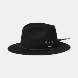 Wesley WTHR GUARD? Packable Fedora - Black