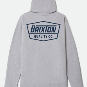 Regal Hoodie - Heather Gunmetal/Dark Navy