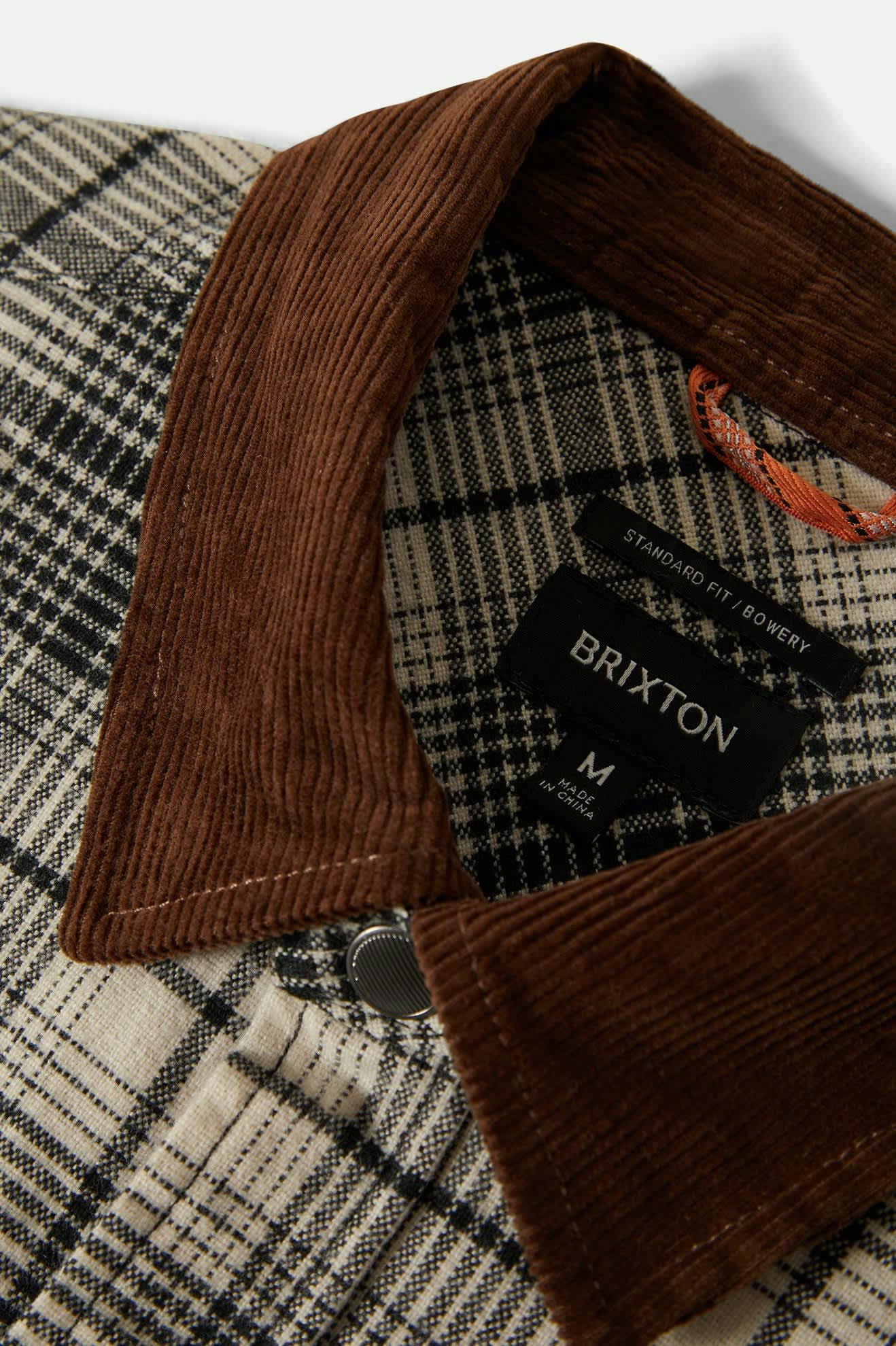 Builders Bowery Performance Flannel - Off White/Black - Image 5