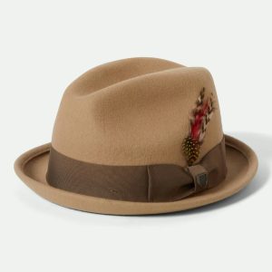 Gain Fedora - Sand/Antique Brass