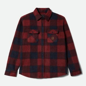 Bowery Arctic Stretch Fleece - Adrenaline Rush/Mood Indigo Plaid