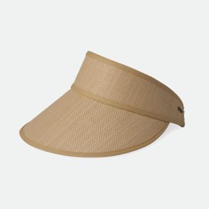 Newport Straw Visor - Natural/Natural