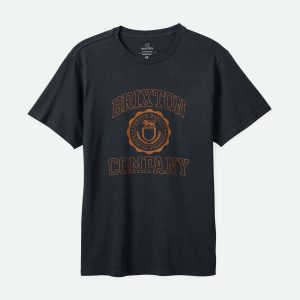 University S/S Standard T-Shirt - Black Worn Wash