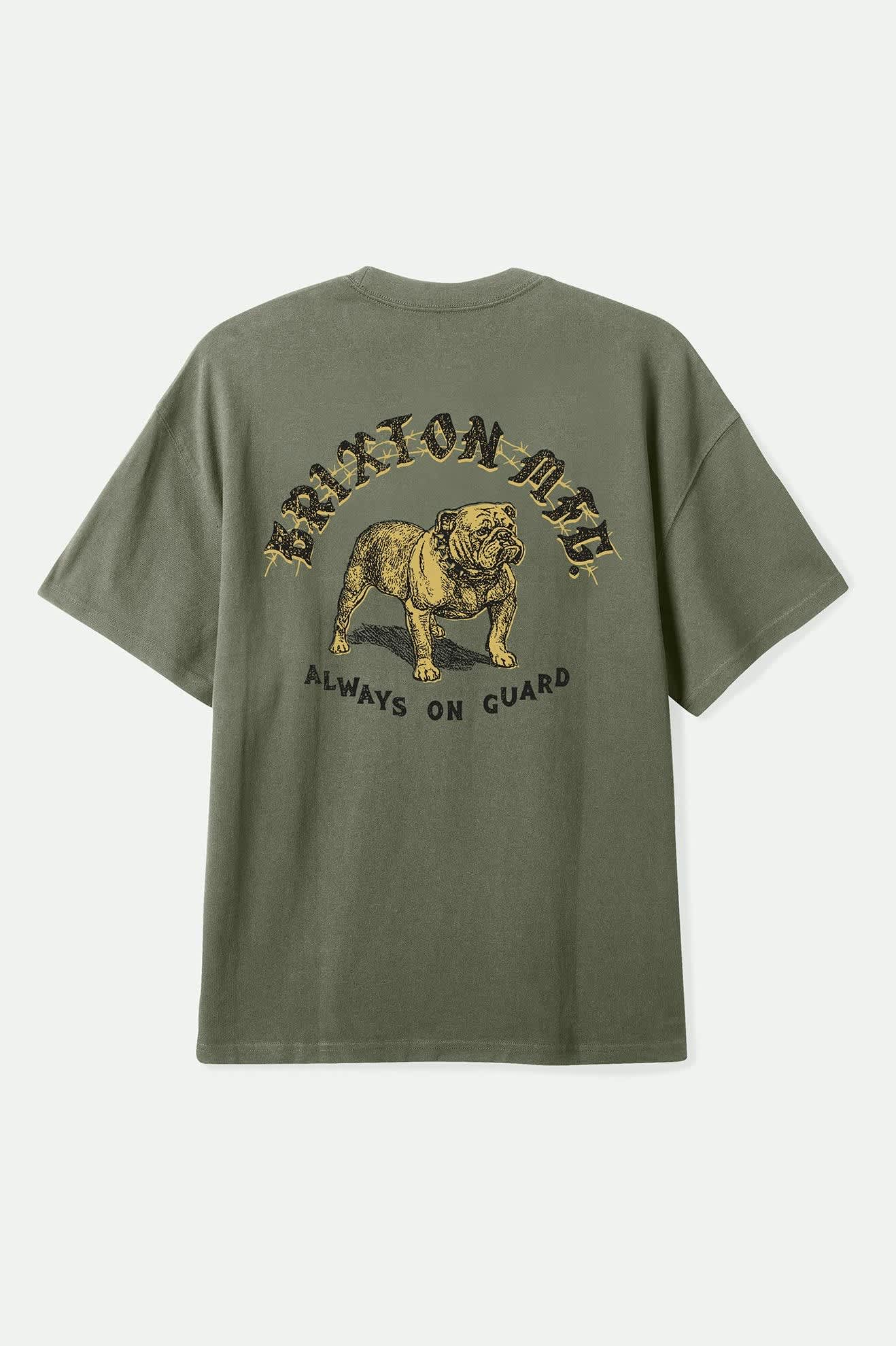 Bauer Heavyweight Relaxed T-Shirt - Olive Surplus Classic Wash - Image 2