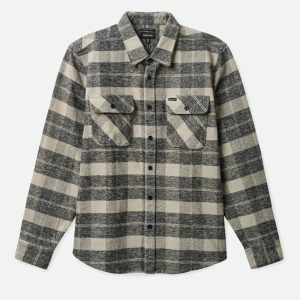 Bowery Heavyweight Flannel - Black/Charcoal