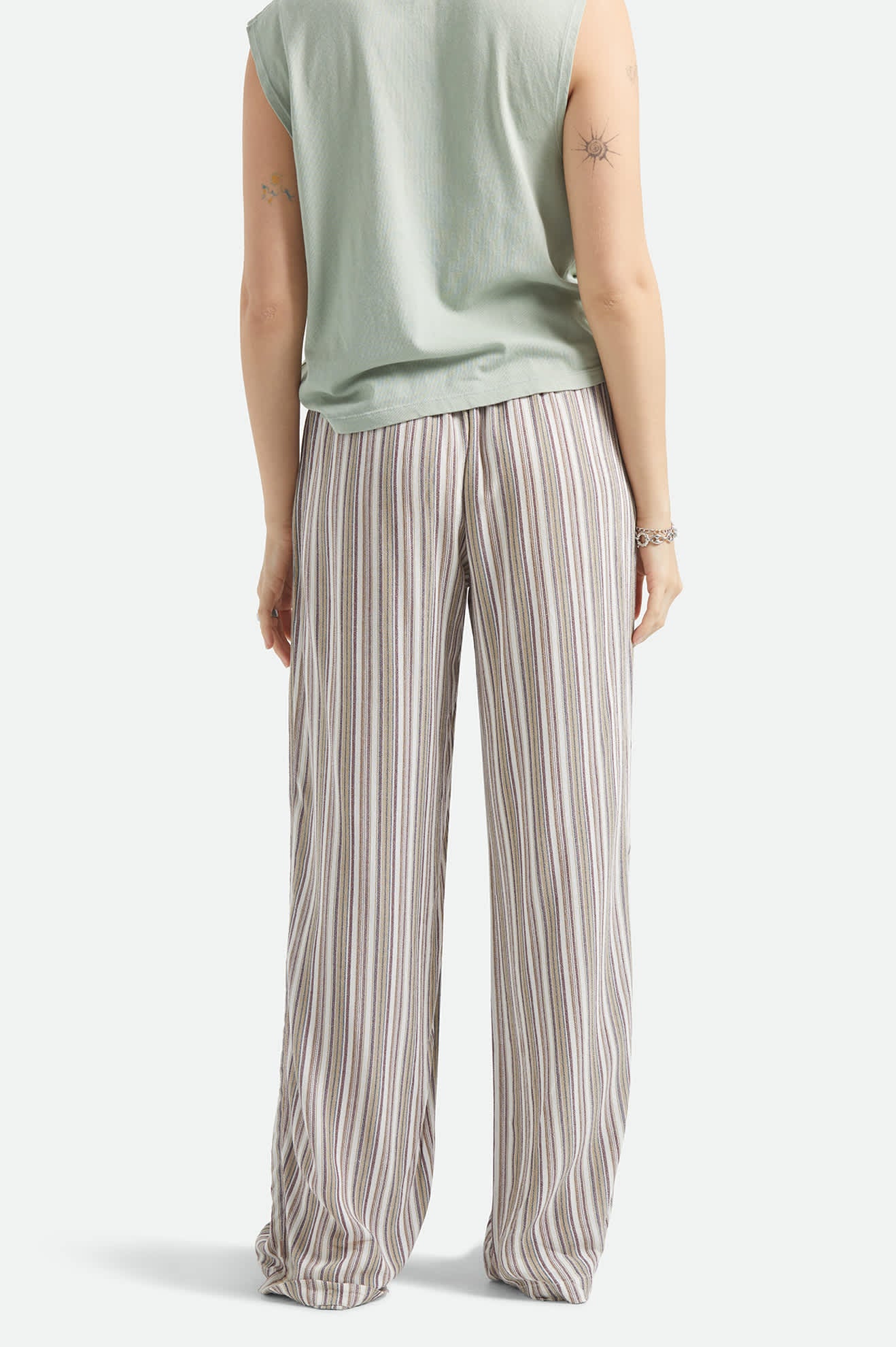 The Alley Lounge Pant - Worn In Robust Red Stripe - Image 4