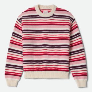 Cozy Crew Sweater - Multi Stripe