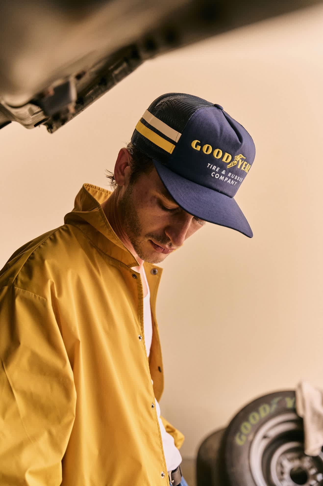 Goodyear Service Trucker Hat - Navy - Image 3