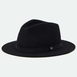 Messer Packable Fedora - Black/Black