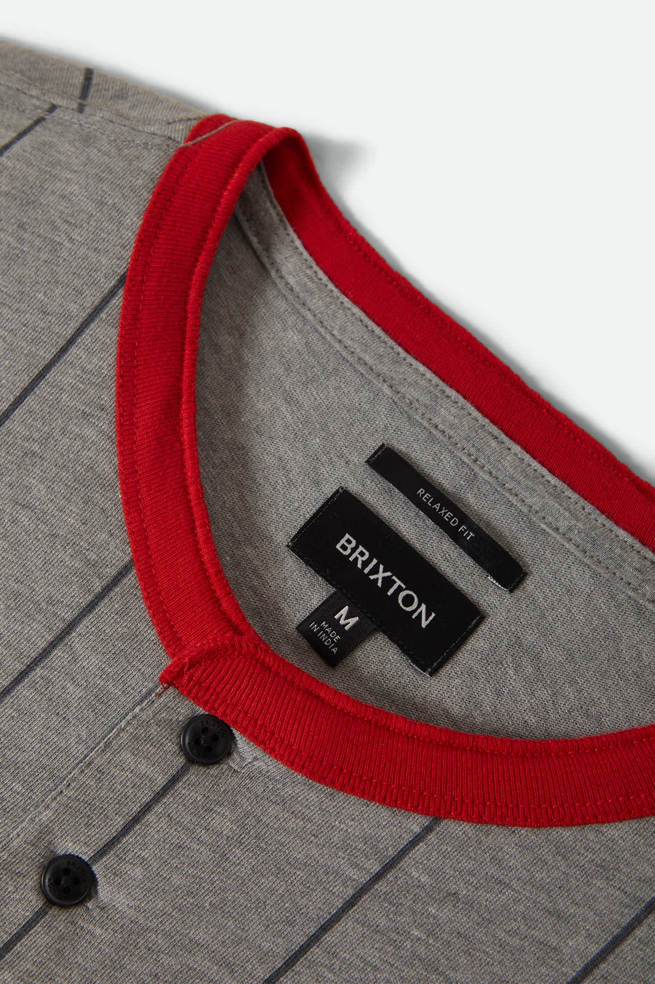 Boxy Short Sleeve Baseball T-Shirt - Heather Grey/Adrenaline Rush - Image 10