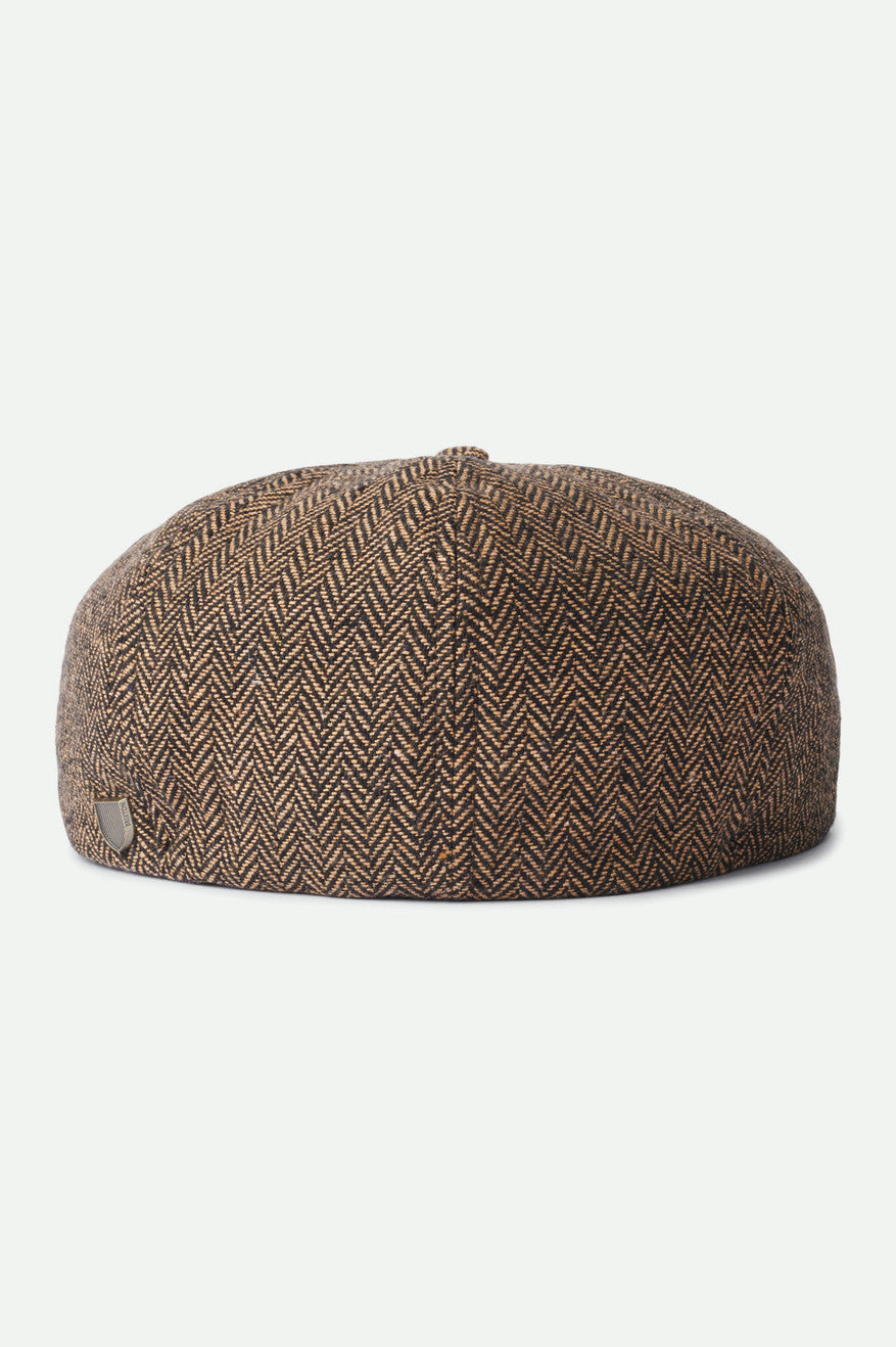 Brood Newsboy Cap - Brown/Khaki - Image 2