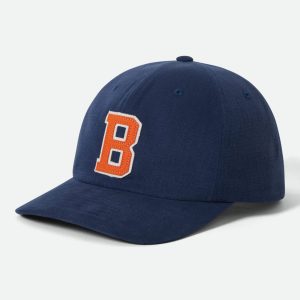 Big B Adjustable Hat - Midnight Blue/Orange
