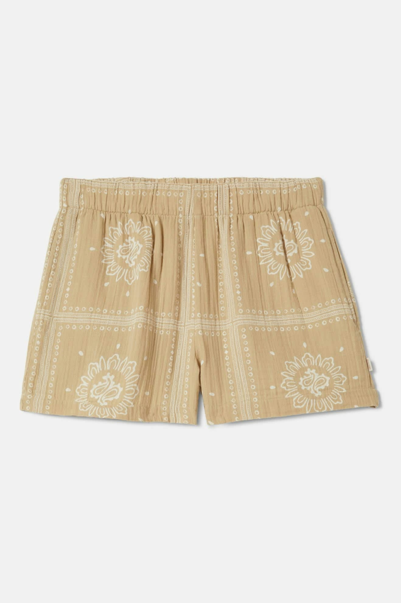 Women's Wandering Short - Pale Khaki Bandana