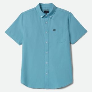 Sanford Oxford Short Sleeve Shirt - Blue Aura