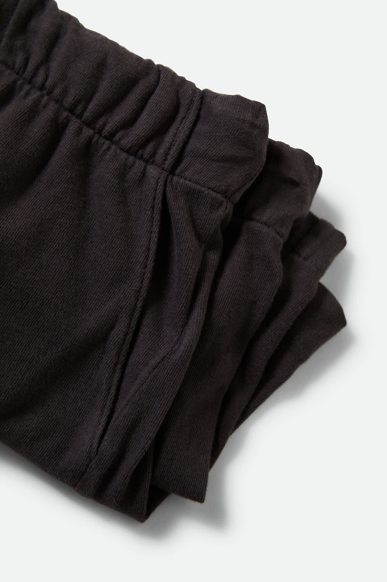 Carefree Organic Garment Dyed Lounge Short - Black - Image 6