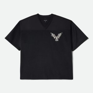 Baggy Mesh Practice Jersey - Black/White Chippa