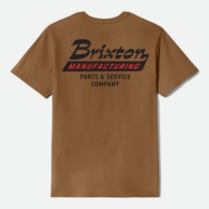 Township Short Sleeve Tailored T-Shirt - Washed Copper