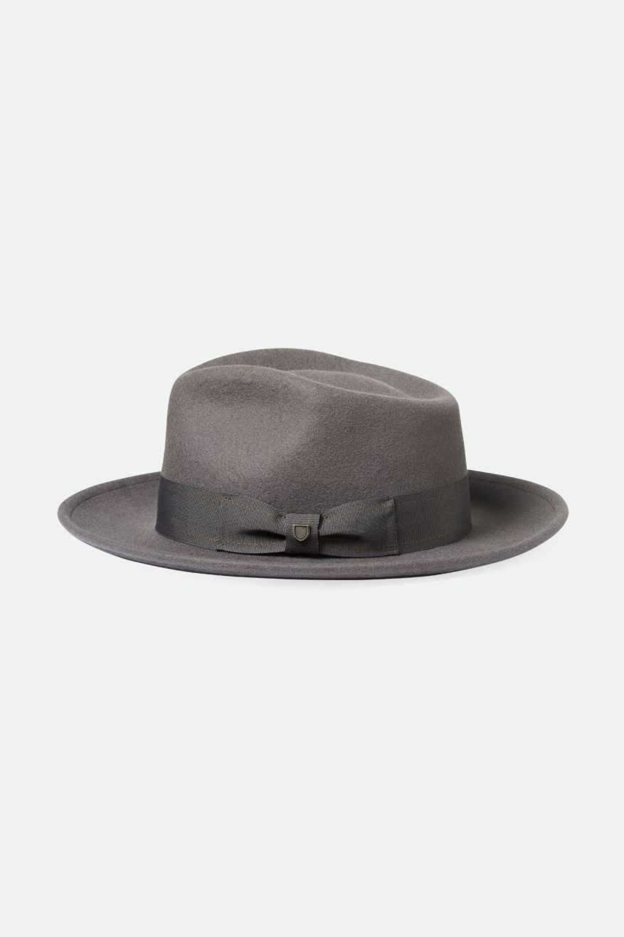 Swindle Convertabrim Fedora - Grey/Grey - Image 3