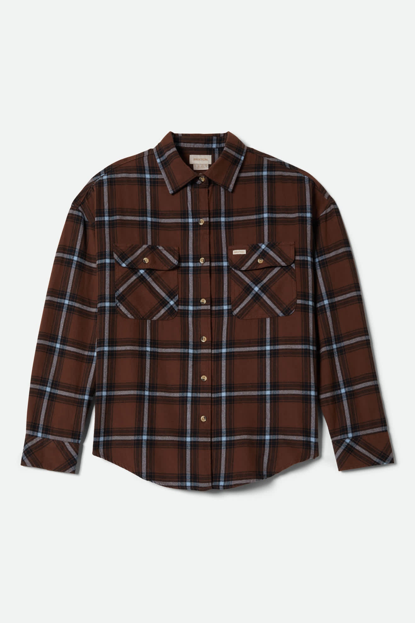 Women's Bowery Vintage Overshirt - Pinecone Brown/Black/Borrowed Blue