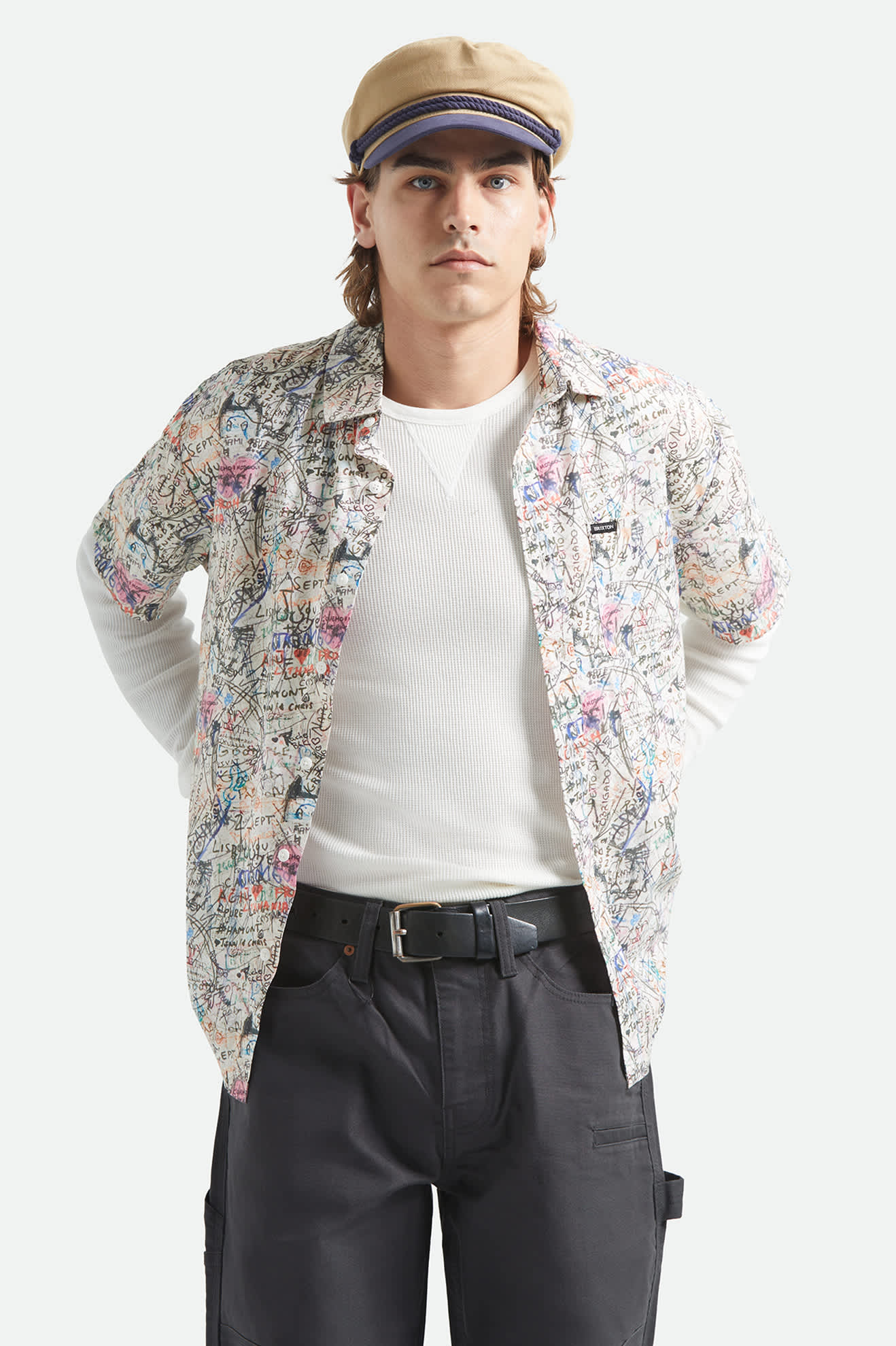 Cru Print Short Sleeve Shirt - Graffiti - Image 2