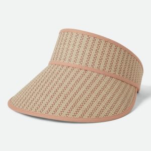 Newport Straw Visor - Italian Clay/Natural