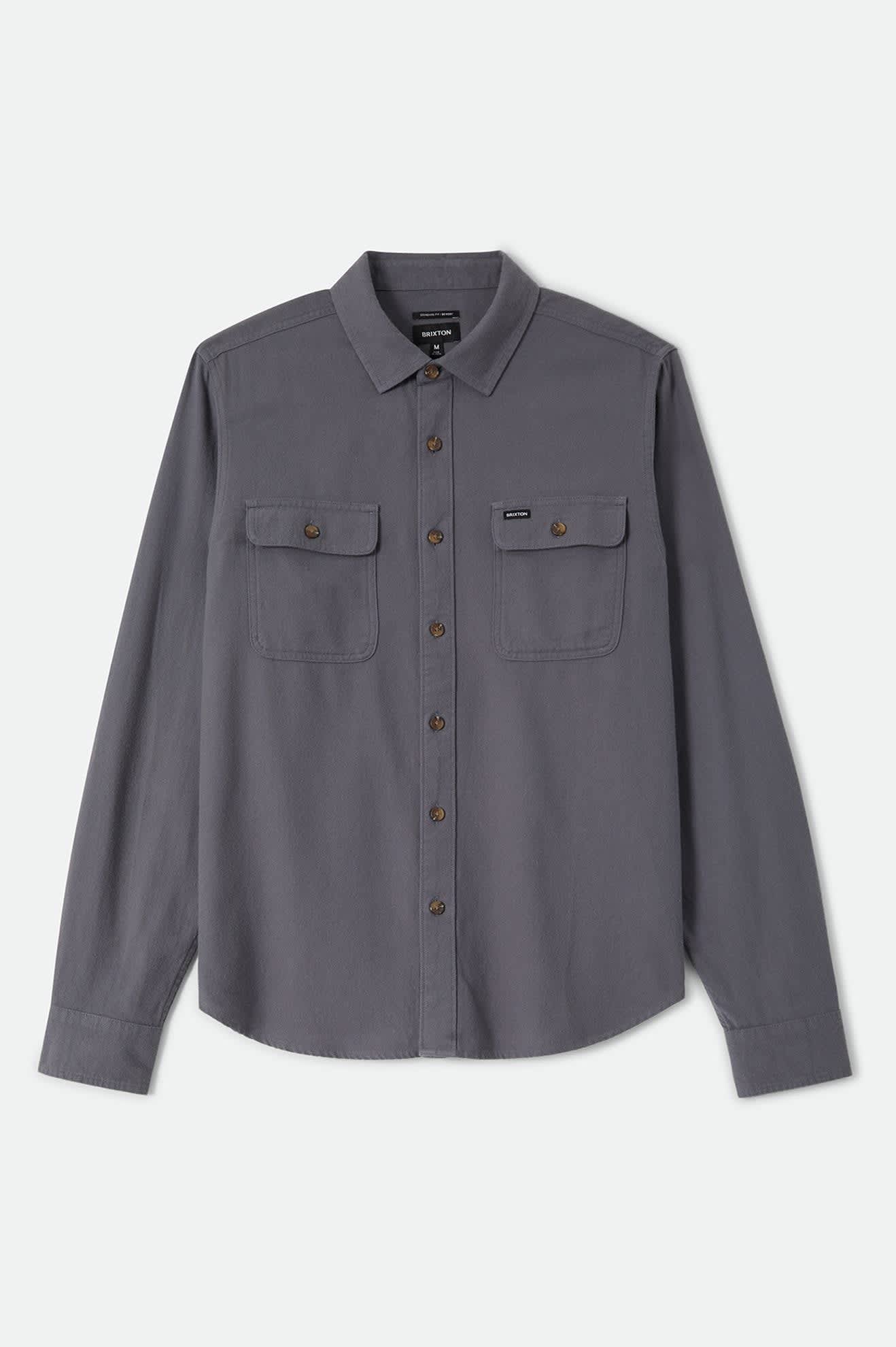 Bowery Lightweight Ultra Soft Flannel - Future Grey