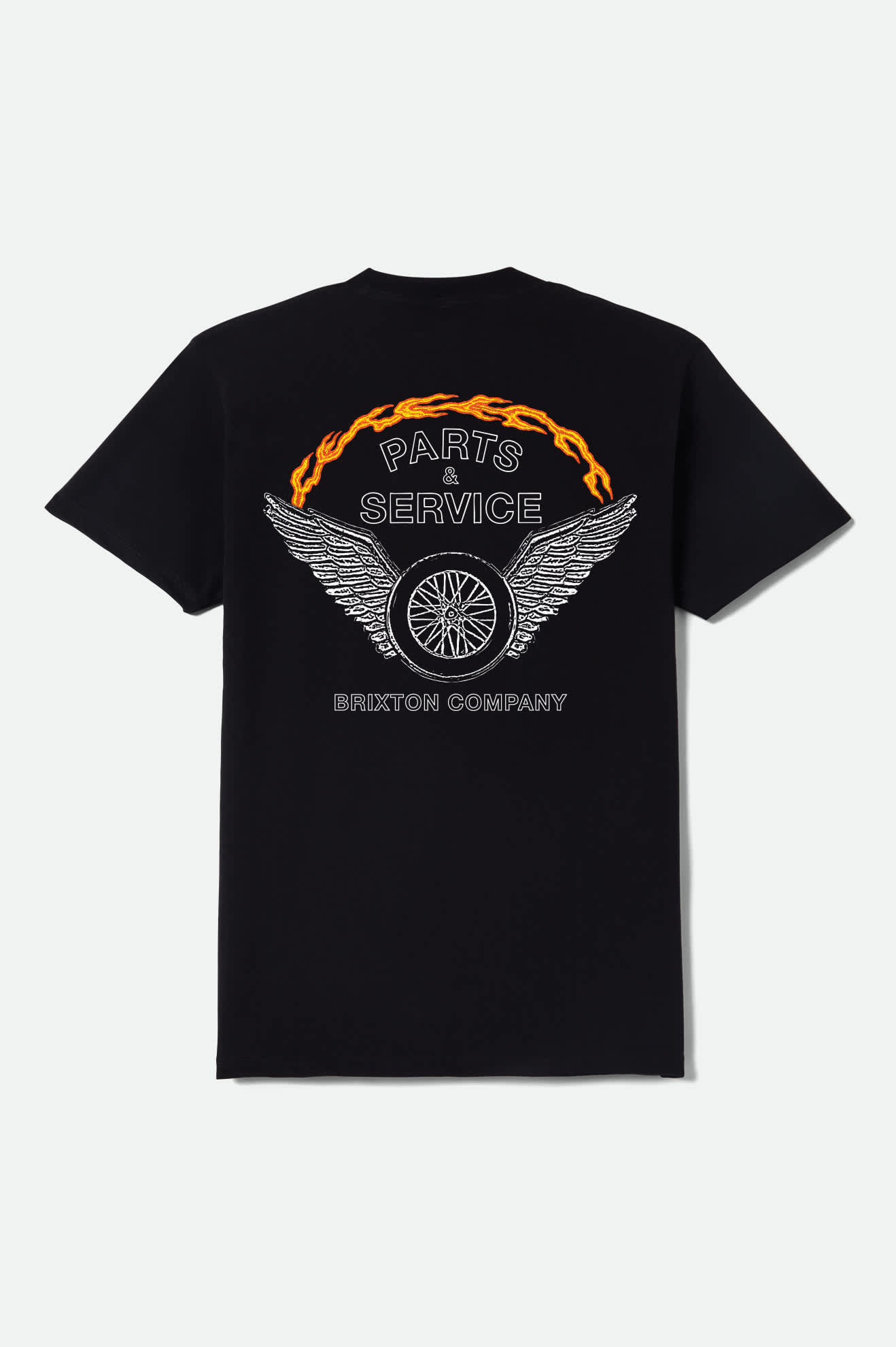 Leeway Short Sleeve T-Shirt - Black Worn Wash