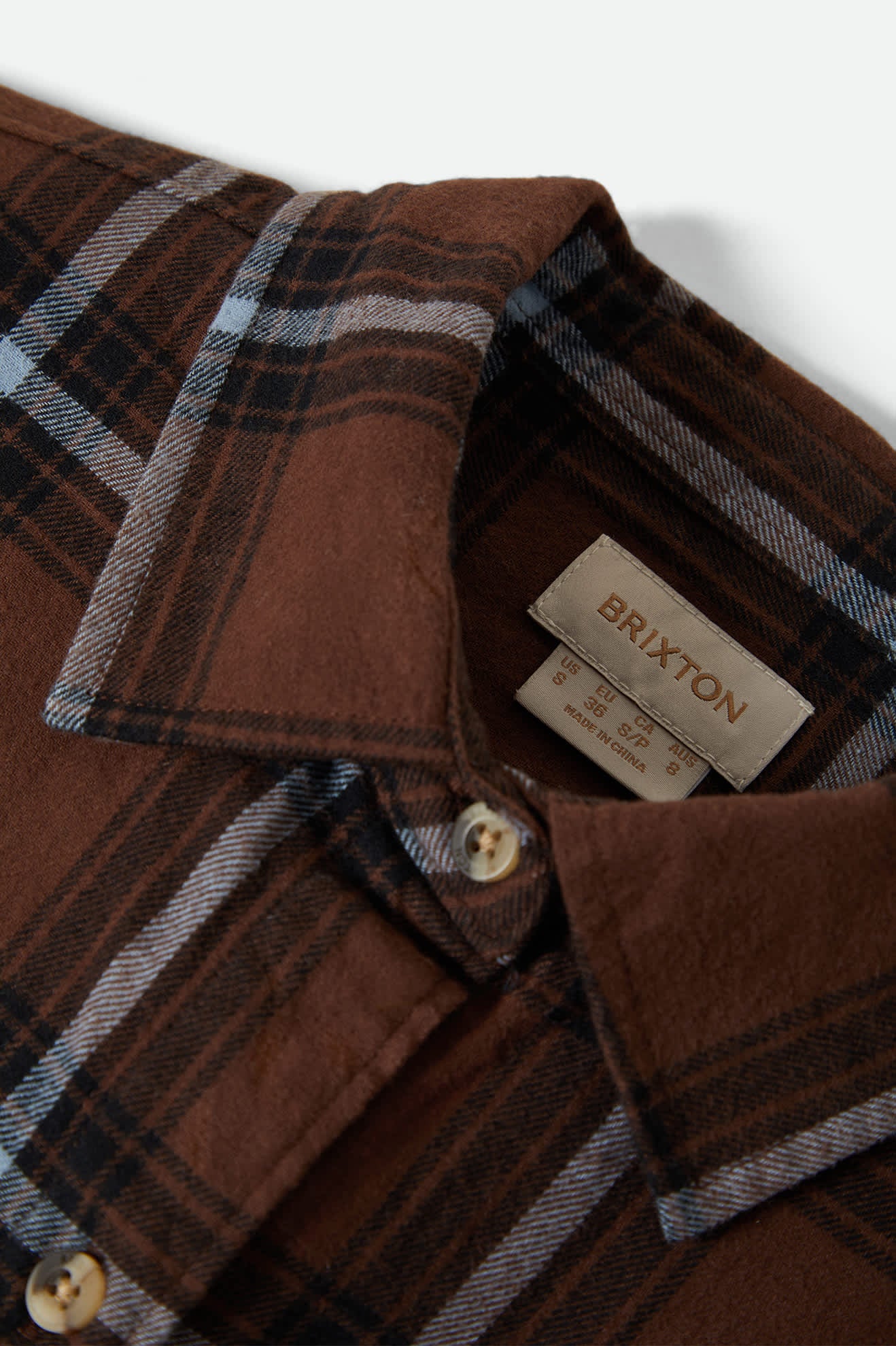 Women's Bowery Vintage Overshirt - Pinecone Brown/Black/Borrowed Blue - Image 5