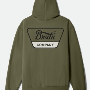 Linwood Hoodie - Army/Black/Off White