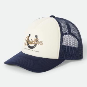 Horseshoe Trucker Hat - Washed Navy