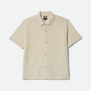 Poolside Short Sleeve Shirt - Off White