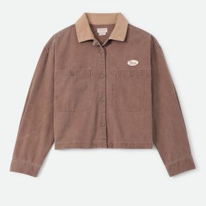 Women's Utopia Overshirt - Pinecone Brown/Sand