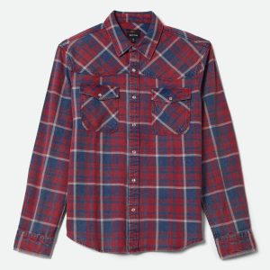 Waylon Lightweight Overshirt - Denim Plaid