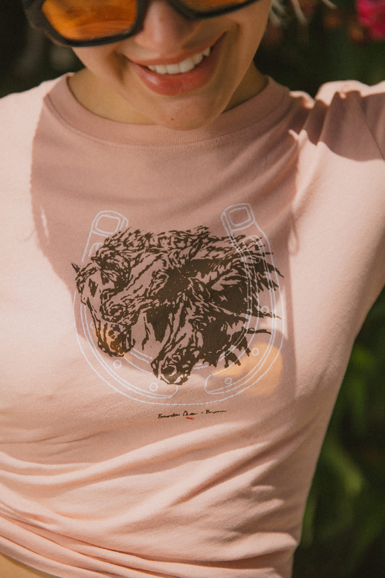 Pony Club Slim Crew T-Shirt - Silver Pink - Image 7