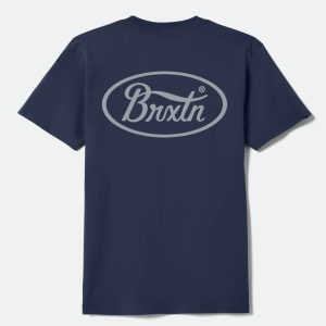 Parsons Short Sleeve Standard T-Shirt - New Navy/Med Grey
