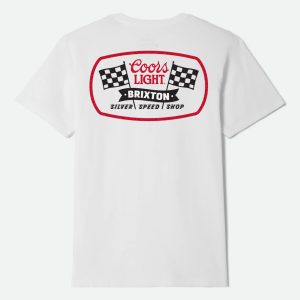 Coors Light Pit Stop S/S Standard T-Shirt - White