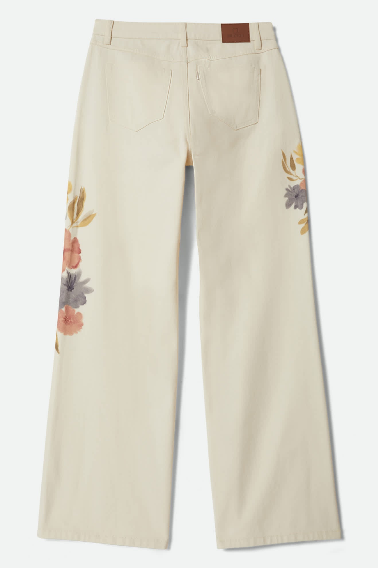 The Chloe 5-Pocket Pant - Off White Floral Burst - Image 12