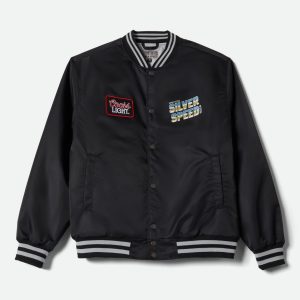 Coors Light Silver Speed Shop Jacket - Black/Silver