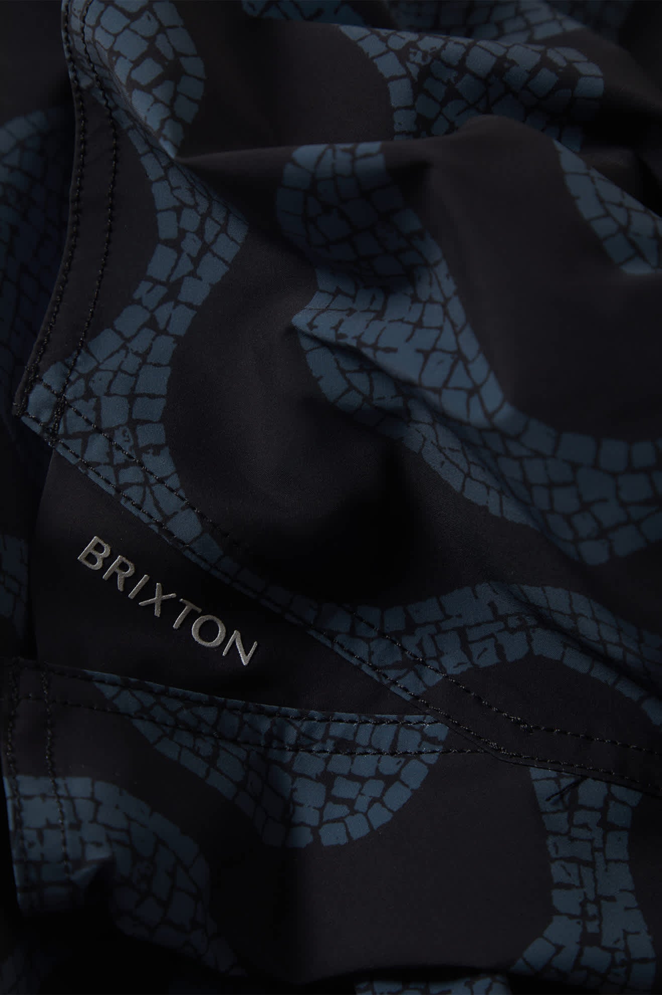 Blitz Boardshort 19 - Black/Future Grey Warped Tile - Image 8