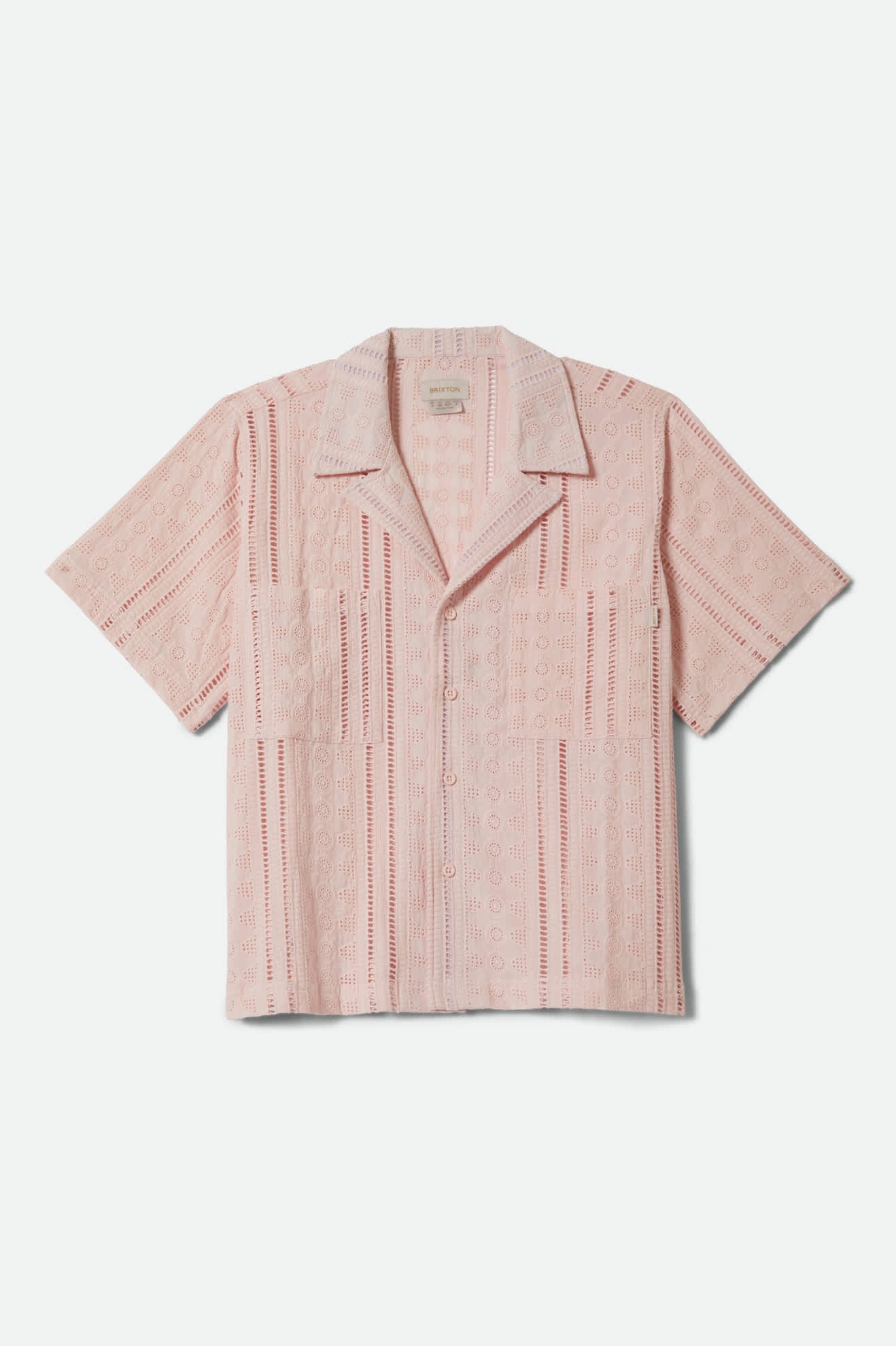 Paradise Lounge Short Sleeve Shirt - Chalk Pink - Image 2