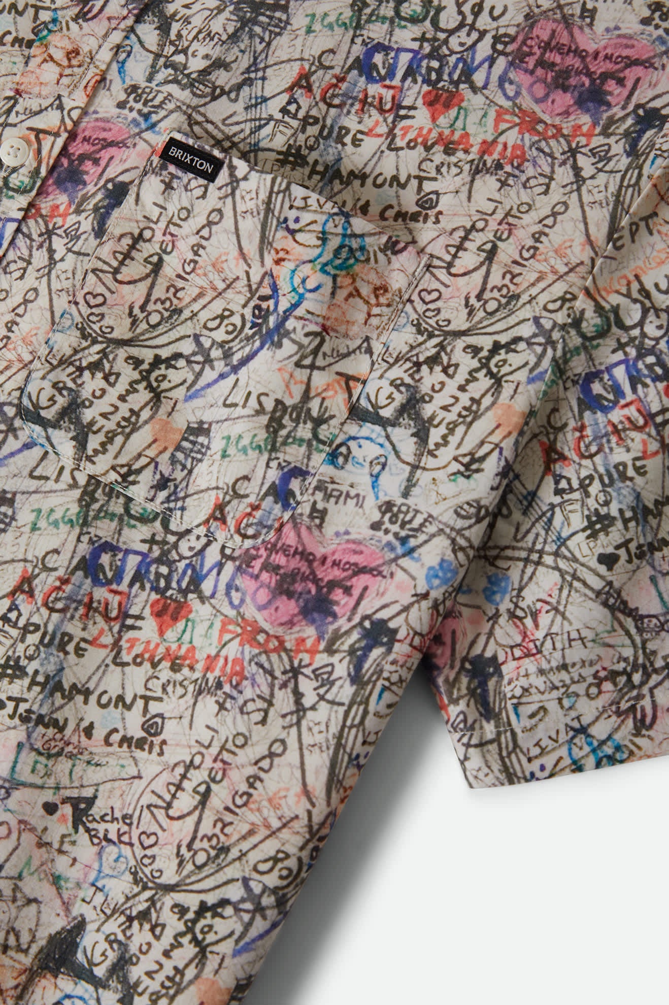 Cru Print Short Sleeve Shirt - Graffiti - Image 8